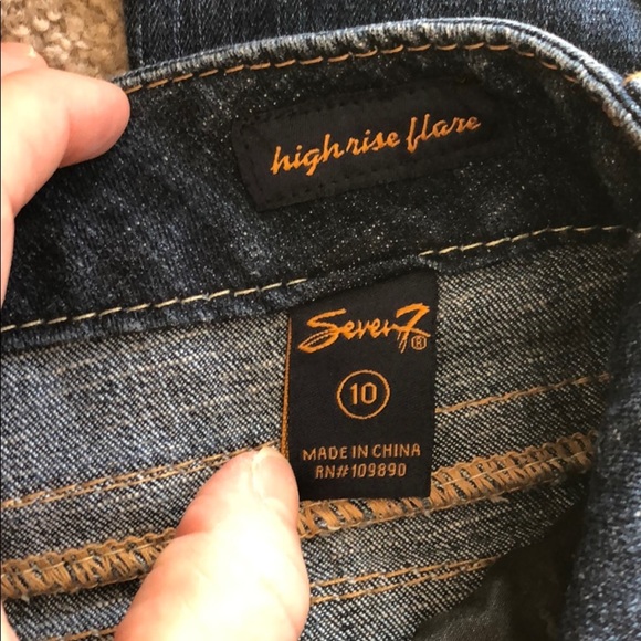 7 For All Mankind Women’s Jeans size 10 - Picture 8 of 8